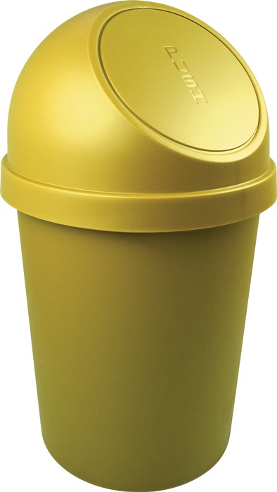 Abfallbehälter H700xØ403mm 45l gelb HELIT