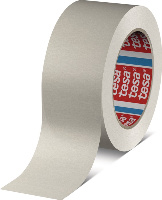 Verpackungsklebeband Papier tesapack® 4713 weiß L.50m B.50mm TESA