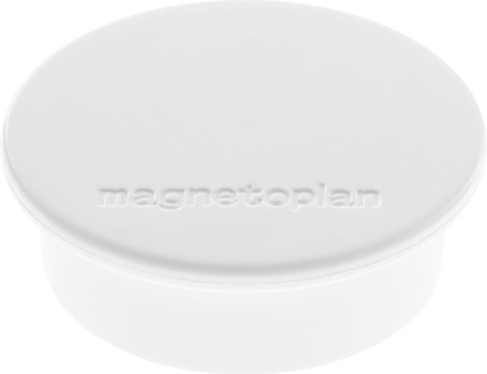 Magnet Premium D.40mm weiß MAGNETOPLAN - Inhalt 10 Stück