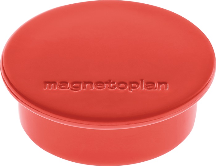 Magnet Premium D.40mm rot MAGNETOPLAN - Inhalt 10 Stück