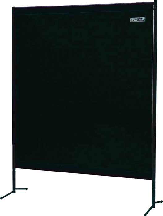 Schutzwand TransEco Kompakt H.1870mm B.1450mm 1-teilig,mobil T75 dunkelgrün,ma